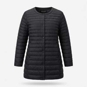 Bellivera Women's Quilted Lightweight Puffer Jacket Black Size XL